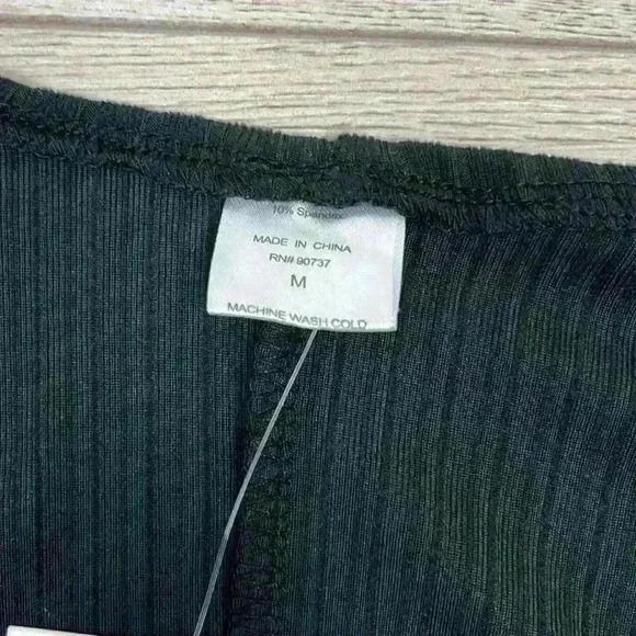 Style 5 Black V-Neck Mini Dress Size M NWT - Picture 6 of 8